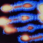 Kirlian photograph of a hand